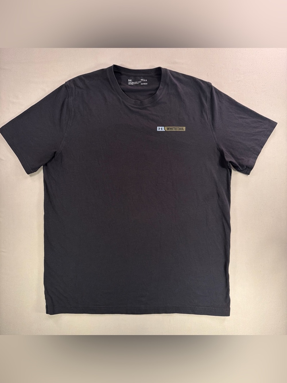 LG Black Crewneck Short-Sleeve Tee with Small Chest Logo